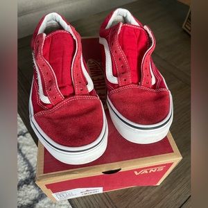 Red Low Top Vans
